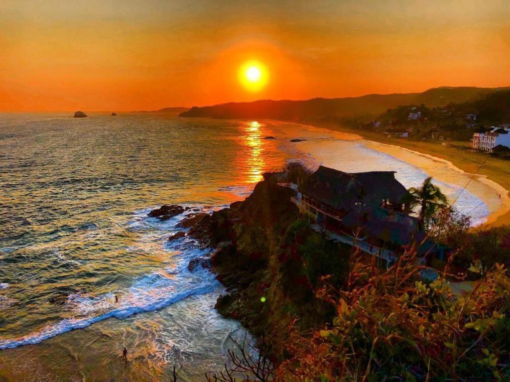 Playa Amor - Private Villa & Best Views Zipolite Exterior photo